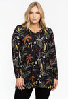 Tunic flare FLORA - black - #2