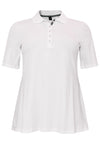 Polo shirt flare - white - #4