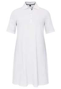 Polo dress - white - #4