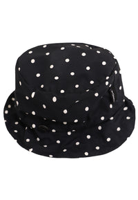 Rain hat DOTS - black - #2