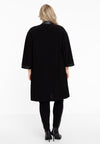 Cardigan with faux leather DOLCE - black - #3