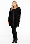 Tunic wide bottom faux leather DOLCE - black - #1