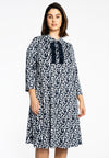 Dress laced frill PANTHERA - blue - #2