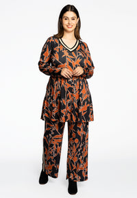 Tunic wide bottom AUTUMN - black - #1