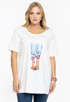 Tunic flare SUMMER VIBE - white - #2