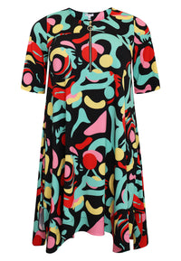 Dress A-line zip MATISSE - black - #4