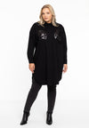 Blouse-dress sequins - black