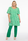 Tunic wide bottom GREEN LEO - green - #1