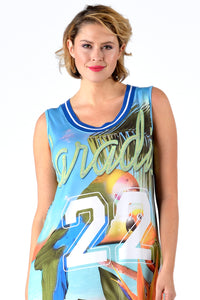 Dress sleeveless paradise 22 - multi - #2