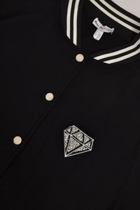 Jacket baseball application - black - #5