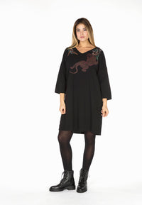 Dress wide jaguar - black - #2