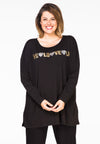 Shirt wide LOVE LOVE - black - #2