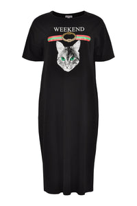 Dress wide WEEKEND - black - #4