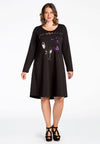 Dress Prosecco wide bottom - black