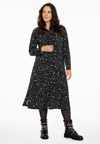 Blouse-dress STARLIGHT - black - #1