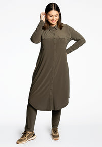 Blouse-dress DOLCE - green - #1