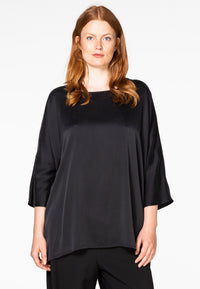 Blouse tunic SILK - black - #2