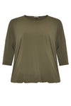 Tunic wide balloon DOLCE - green - #4