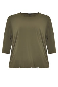 Tunic wide balloon DOLCE - green - #4