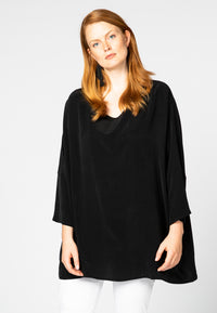 Blouse wide CUPRO - black - #2
