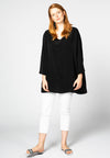 Blouse wide CUPRO - black - #1