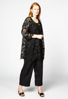 Tunic wide LACE - black