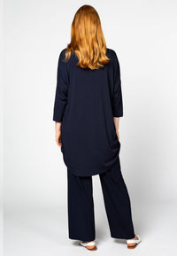 Tunic side puckering - blue - #3