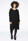 Pullover dress WOOL - black
