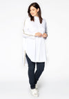 Shirt COTTON stretch tape - white