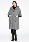 Poncho HERRINGBONE - grey