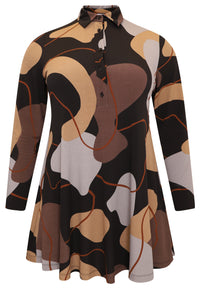 Tunic wide bottom DEMY - black - #4