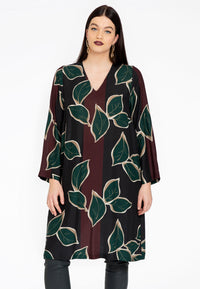 Dress with V-neck SYLVAN - black - #2