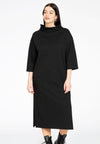 Dress turtle neck STELLA - black - #1