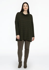 Pullover turtle neck TRICOT - green - #2