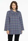 Tunic a-symmetric collar HIGHLANDS - indigo - #2