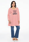 Tunic wide bottom FOREVER - red