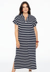 Dress collar slits BRETON - blue - #2