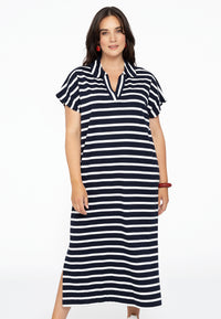 Dress collar slits BRETON - blue - #2