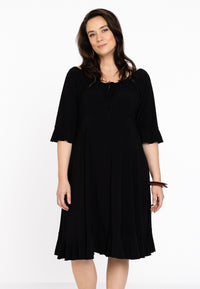 Dress wide neck DOLCE - black - #2