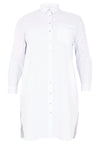 Blouse-dress POPLIN STRETCH - white - #4