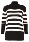 Pullover Breton Stripe - black - #4