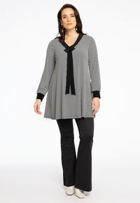 Tunic Wide Bottom Bow PIA - black - #1