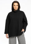 Pullover wide COZY - black - #2