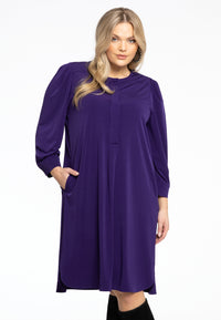 Dress Puff Sleeve DOLCE - purple - #1