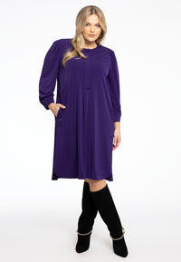 Dress Puff Sleeve DOLCE - purple - #2