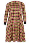 Dress zipper CHECK - green - #4
