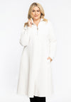 Dress Zipped Collar COZY - ecru - #2