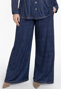 Trousers loose DENIM DOLCE - blue - #2
