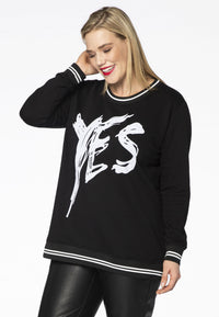 Sweater YES - black - #1