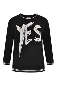 Sweater YES - black - #4